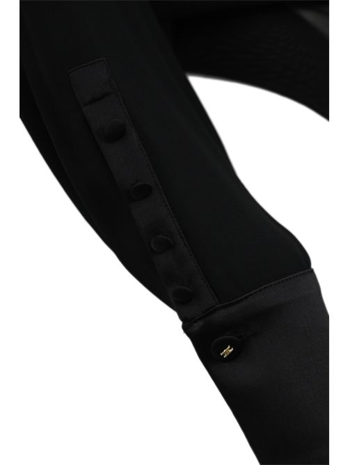 Body in georgette e raso Elisabetta Franchi | CB00356E2110